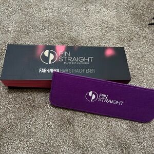 Pin Straight Hair Straightener with Case